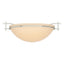 Hubbardton Forge 2002 Sterling Sand Glass (SS) Moonband Semi-Flush