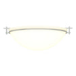 Hubbardton Forge 2002 Vintage Platinum Opal Glass (GG) Moonband Large Semi-Flush