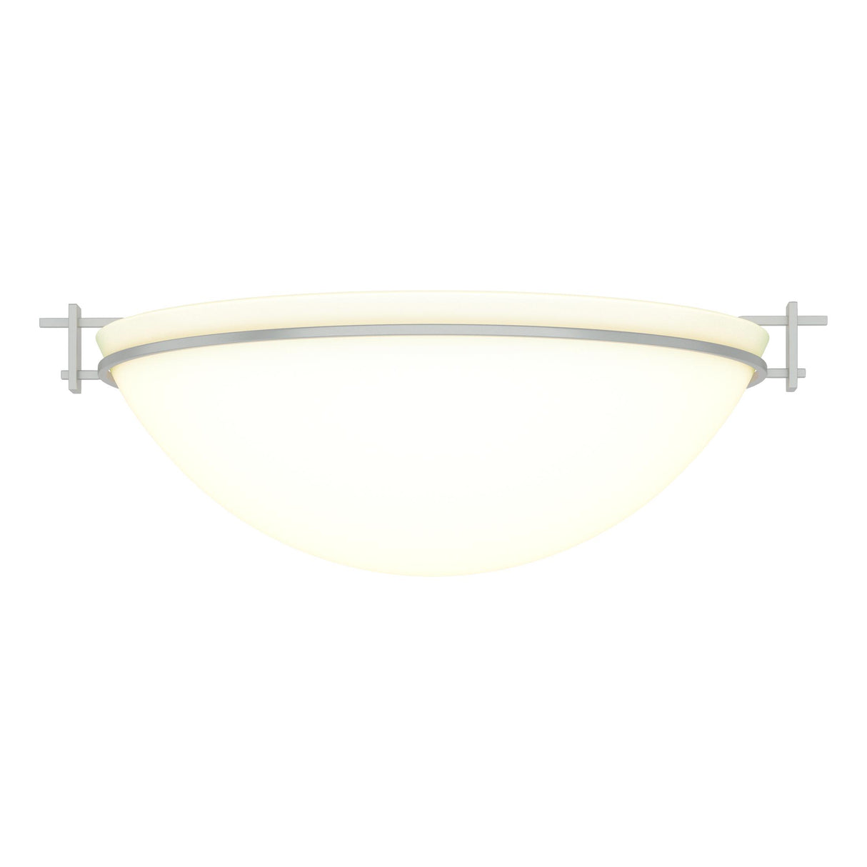 Hubbardton Forge 2002 Vintage Platinum Opal Glass (GG) Moonband Large Semi-Flush