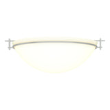 Hubbardton Forge 2002 Vintage Platinum Opal Glass (GG) Moonband Large Semi-Flush