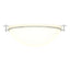 Hubbardton Forge 2002 Vintage Platinum Opal Glass (GG) Moonband Large Semi-Flush