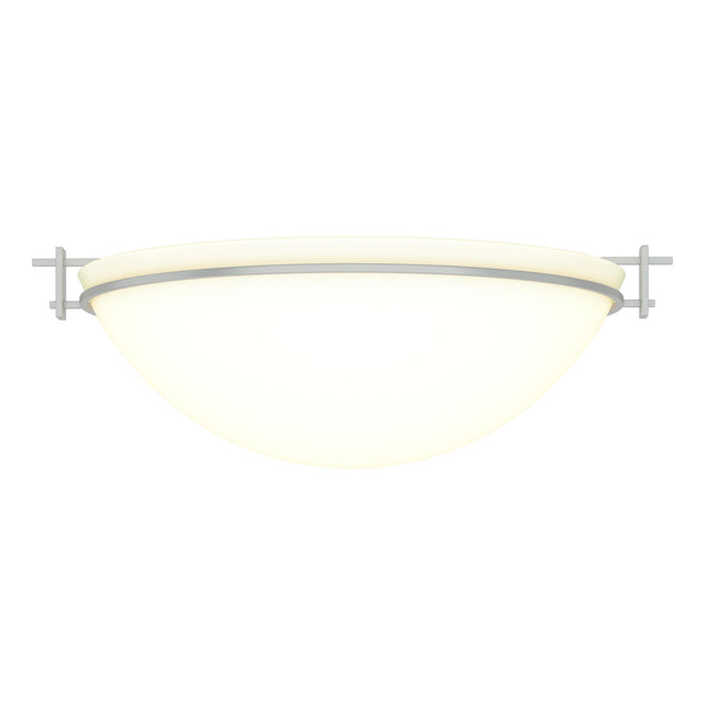 Hubbardton Forge 2002 Vintage Platinum Opal Glass (GG) Moonband Large Semi-Flush