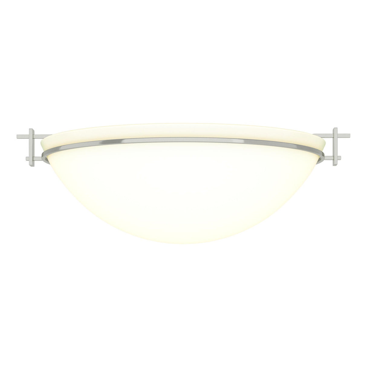 Hubbardton Forge 2002 Sterling Opal Glass (GG) Moonband Large Semi-Flush