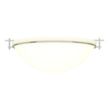 Hubbardton Forge 2002 Sterling Opal Glass (GG) Moonband Large Semi-Flush