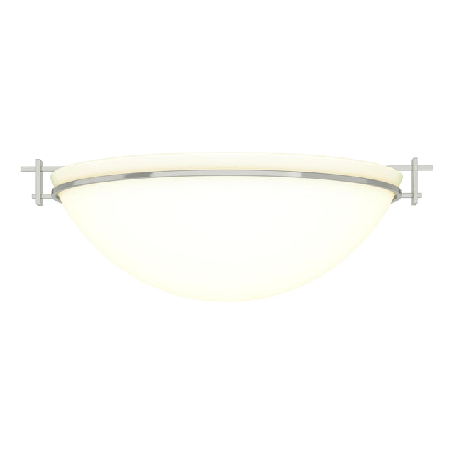 Hubbardton Forge 2002 Sterling Opal Glass (GG) Moonband Large Semi-Flush