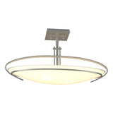 Hubbardton Forge 2006 Vintage Platinum Opal Glass (GG) Mackintosh Semi-Flush