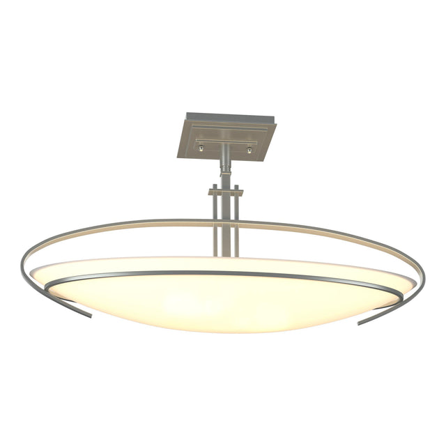 Hubbardton Forge 2006 Vintage Platinum Opal Glass (GG) Mackintosh Semi-Flush