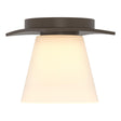 Hubbardton Forge 2010 Bronze Opal Glass (GG) Wren Flush Mount