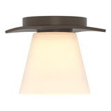 Hubbardton Forge 2010 Bronze Opal Glass (GG) Wren Flush Mount