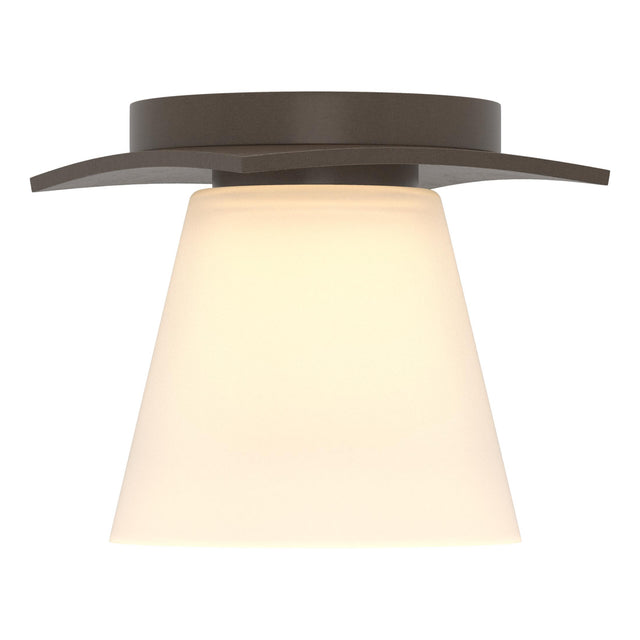 Hubbardton Forge 2010 Bronze Opal Glass (GG) Wren Flush Mount