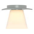 Hubbardton Forge 2010 Vintage Platinum Opal Glass (GG) Wren Flush Mount