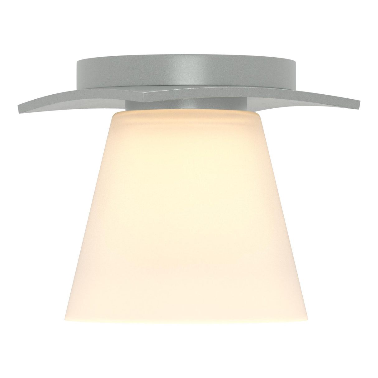 Hubbardton Forge 2010 Vintage Platinum Opal Glass (GG) Wren Flush Mount