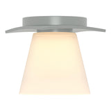 Hubbardton Forge 2010 Vintage Platinum Opal Glass (GG) Wren Flush Mount