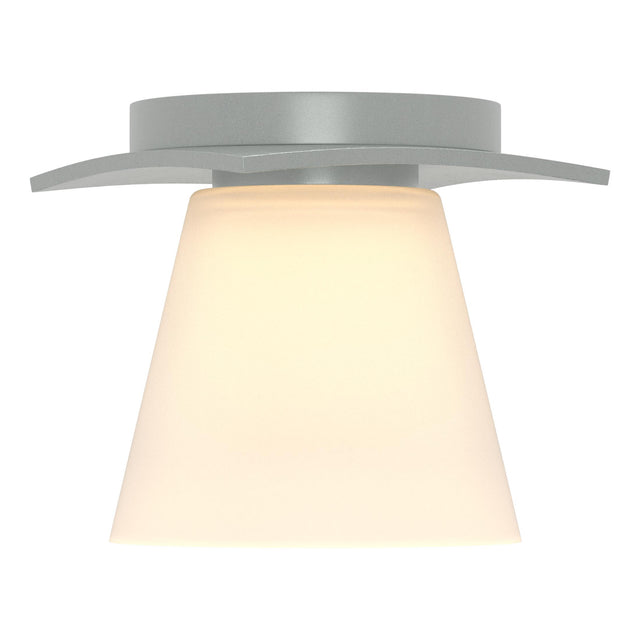 Hubbardton Forge 2010 Vintage Platinum Opal Glass (GG) Wren Flush Mount