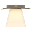 Hubbardton Forge 2010 Soft Gold Opal Glass (GG) Wren Flush Mount