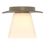 Hubbardton Forge 2010 Soft Gold Opal Glass (GG) Wren Flush Mount