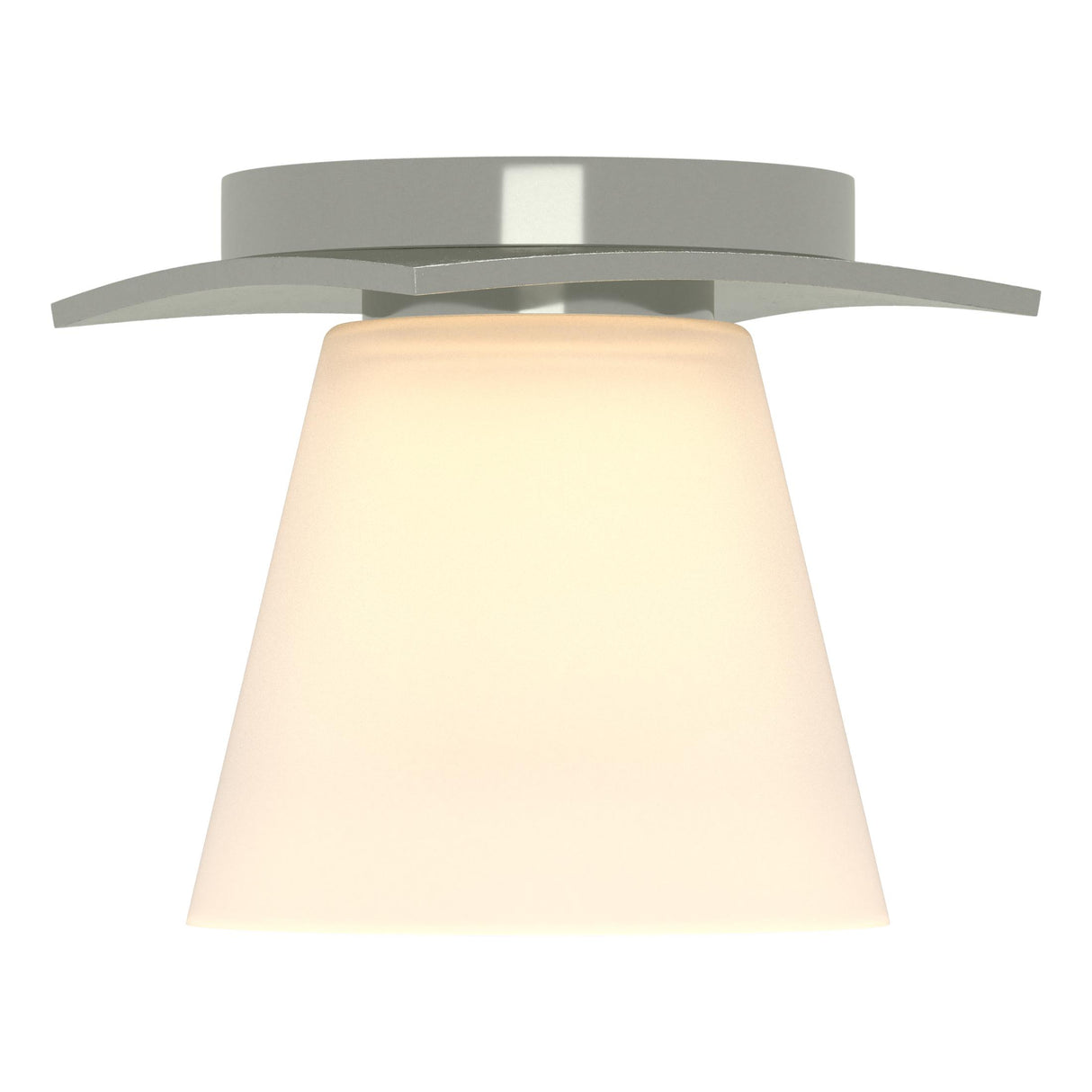 Hubbardton Forge 2010 Sterling Opal Glass (GG) Wren Flush Mount