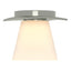 Hubbardton Forge 2010 Sterling Opal Glass (GG) Wren Flush Mount