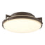 Hubbardton Forge 2012 Bronze Opal Glass (GG) Metra Flush Mount