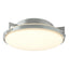 Hubbardton Forge 2012 Vintage Platinum Opal Glass (GG) Metra Flush Mount