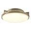Hubbardton Forge 2012 Soft Gold Opal Glass (GG) Metra Flush Mount