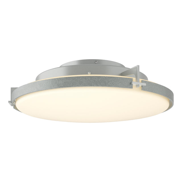 Hubbardton Forge 2014 Vintage Platinum Opal Glass (GG) Metra LED Flush Mount