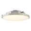 Hubbardton Forge 2014 Sterling Opal Glass (GG) Metra LED Flush Mount