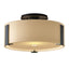 Hubbardton Forge 2009 Black Opal Glass (GG) Impressions Semi-Flush