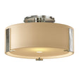 Hubbardton Forge 2009 Sterling Opal Glass (GG) Impressions Semi-Flush