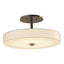 Hubbardton Forge 2015 Soft Gold Spun Frost (SH) Disq LED Semi-Flush