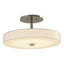 Hubbardton Forge 2015 Sterling Spun Frost (SH) Disq LED Semi-Flush