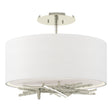 Hubbardton Forge 2012 Sterling Natural Anna Shade (SF) Brindille Semi-Flush