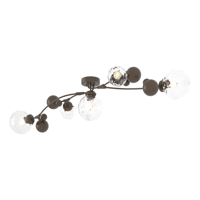 Hubbardton Forge 2019 Bronze Water Glass (LL) Sprig Semi-Flush
