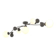 Hubbardton Forge 2019 Dark Smoke Opal Glass (GG) Sprig Semi-Flush