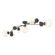 Hubbardton Forge 2019 Dark Smoke Opaline Glass (WF) Sprig Semi-Flush
