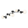 Hubbardton Forge 2019 Black Opaline Glass (WF) Sprig Semi-Flush