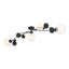 Hubbardton Forge 2019 Black Opaline Glass (WF) Sprig Semi-Flush