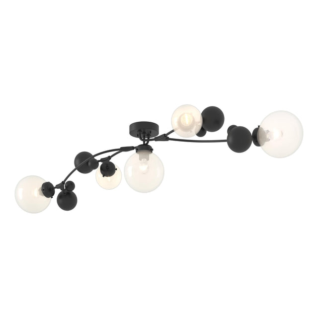 Hubbardton Forge 2019 Black Opaline Glass (WF) Sprig Semi-Flush