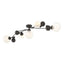 Hubbardton Forge 2019 Oil Rubbed Bronze Opaline Glass (WF) Sprig Semi-Flush