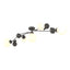 Hubbardton Forge 2019 Natural Iron Opal Glass (GG) Sprig Semi-Flush