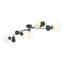 Hubbardton Forge 2019 Natural Iron Opaline Glass (WF) Sprig Semi-Flush