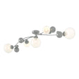 Hubbardton Forge 2019 Vintage Platinum Opaline Glass (WF) Sprig Semi-Flush