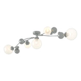 Hubbardton Forge 2019 Vintage Platinum Opaline Glass (WF) Sprig Semi-Flush
