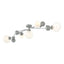Hubbardton Forge 2019 Vintage Platinum Opaline Glass (WF) Sprig Semi-Flush