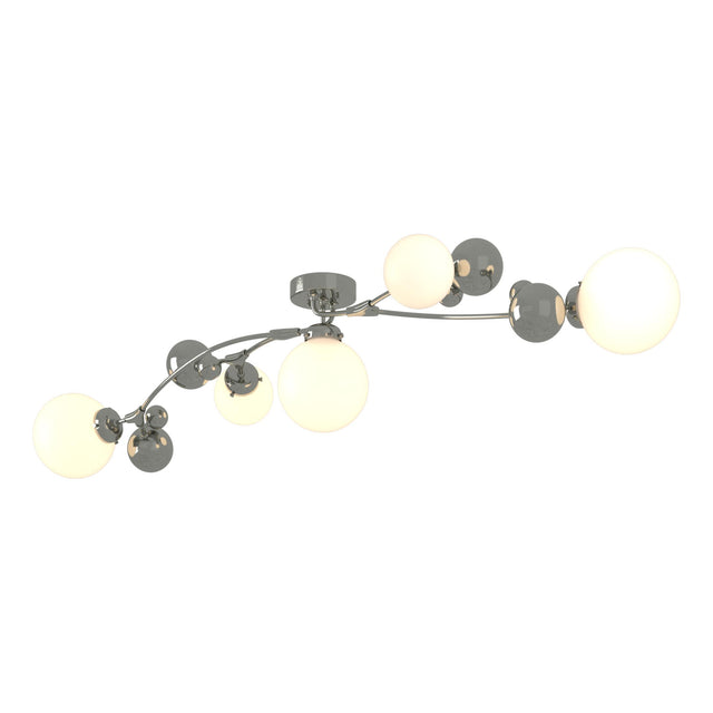 Hubbardton Forge 2019 Sterling Opal Glass (GG) Sprig Semi-Flush
