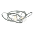 Hubbardton Forge 2019 Vintage Platinum Clear Glass (ZM) Nest Semi-Flush