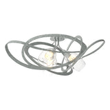 Hubbardton Forge 2019 Vintage Platinum Clear Glass (ZM) Nest Semi-Flush