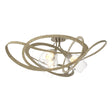 Hubbardton Forge 2019 Soft Gold Clear Glass (ZM) Nest Semi-Flush