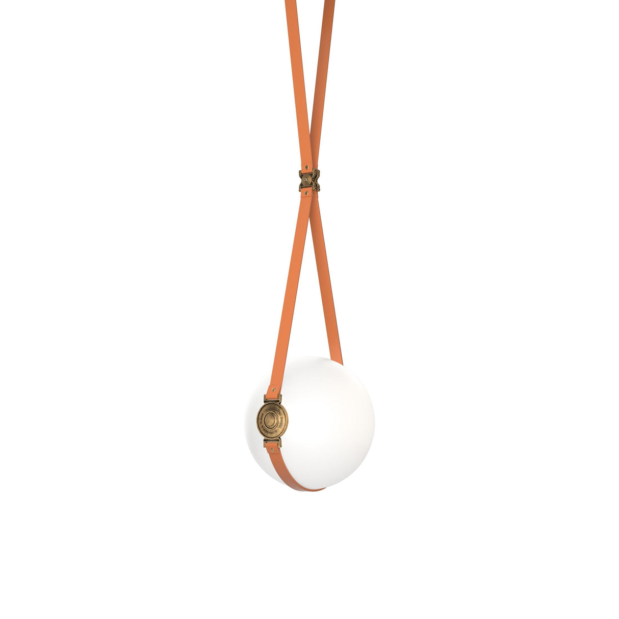 Hubbardton Forge 2020 Black Antique Brass Chestnut Leather Hubbardton forge Branded Plate Opal Glass (GG) Long Derby Small LED Pendant