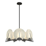 Hubbardton Forge 2023 Natural Iron Alabaster Multi Callisto 7-Light Pendant